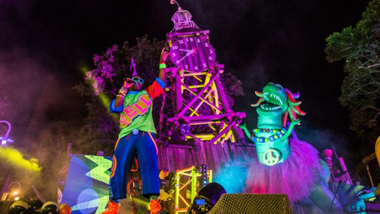 Partysaurus Rex at Disney's H2O Glow Nights