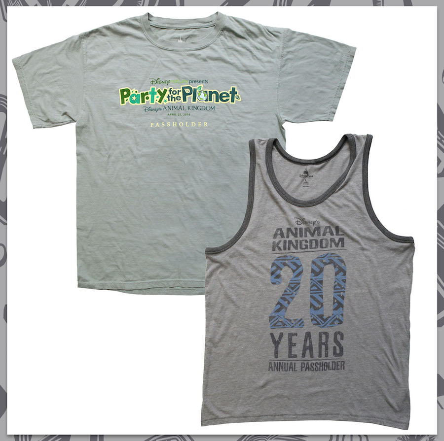 Animal Kingdom 20th anniversary t-shirts