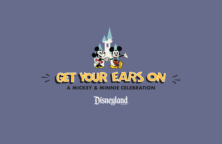 Poster for "Get Your Ears On", a Mickey and Minnie celebration