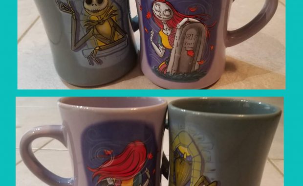 Nightmare Before Christmas mug front and back images