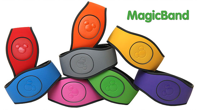 Pile of different colored MagicBands