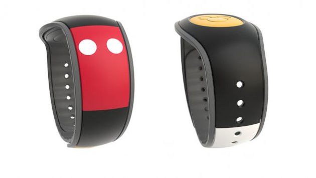Red black yellow and white Mickey inspired MagicBand