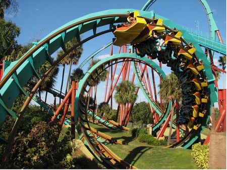 Tigris Roller Coaster at Busch Gardens