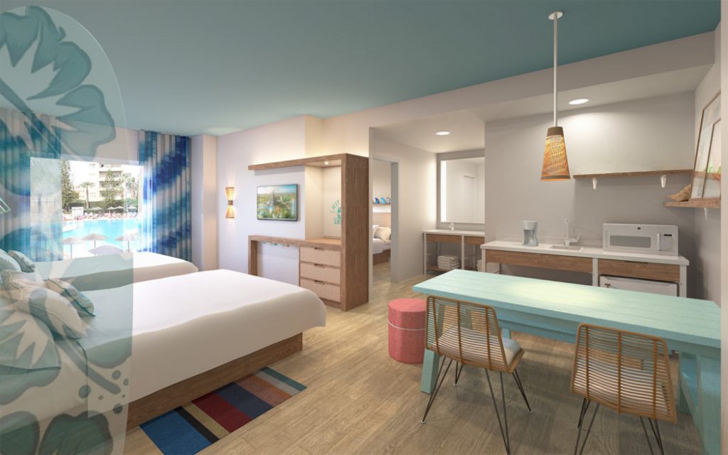 View of room at Universal’s Endless Summer Resort