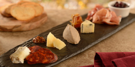 charcuterie tray at Be Our Guest Restaurant