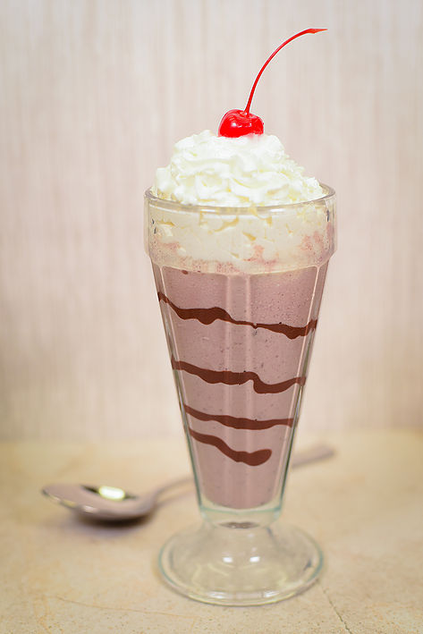 chocolate hazelnut milkshake