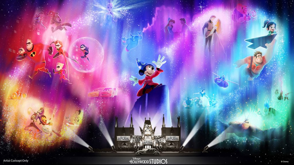 Disney Characters in poster