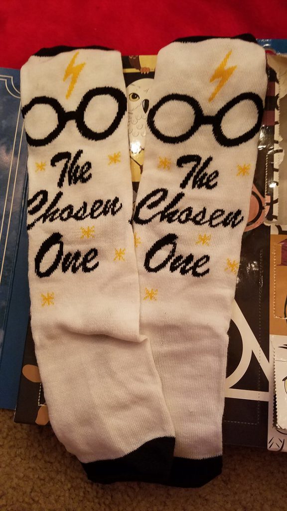 Harry Potter the Chosen One socks