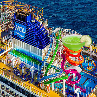 pool on board NCL cruise ship
