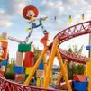 rollercoaster in Toy Story Land