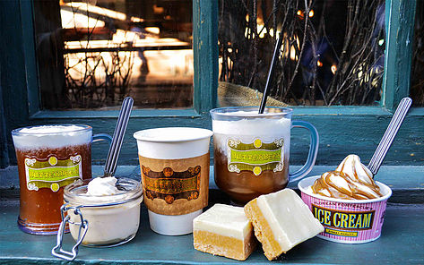 selection of butterbeer treats