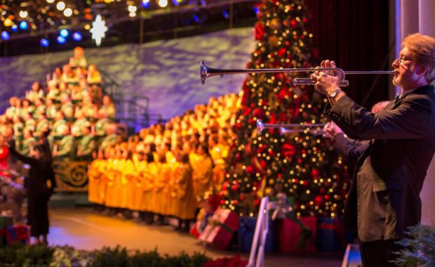 Trumpeter at Disney Candlelight Processional