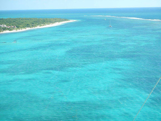 turquoise water at Riviera Maya