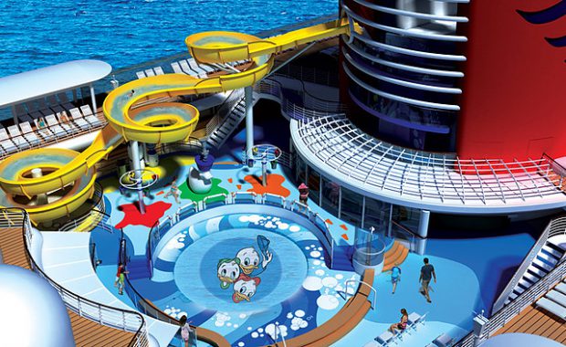 view of AquaDuck pool on DCL Dream